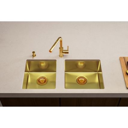 ALVEUS 1103319 - Kitchen sink QUADRIX 45x45 cm monarch gold