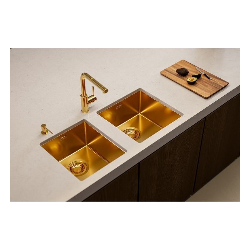 ALVEUS 1103381 - Kitchen sink QUADRIX 45x45 cm monarch bronze