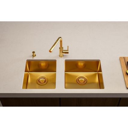 ALVEUS 1103381 - Kitchen sink QUADRIX 45x45 cm monarch bronze