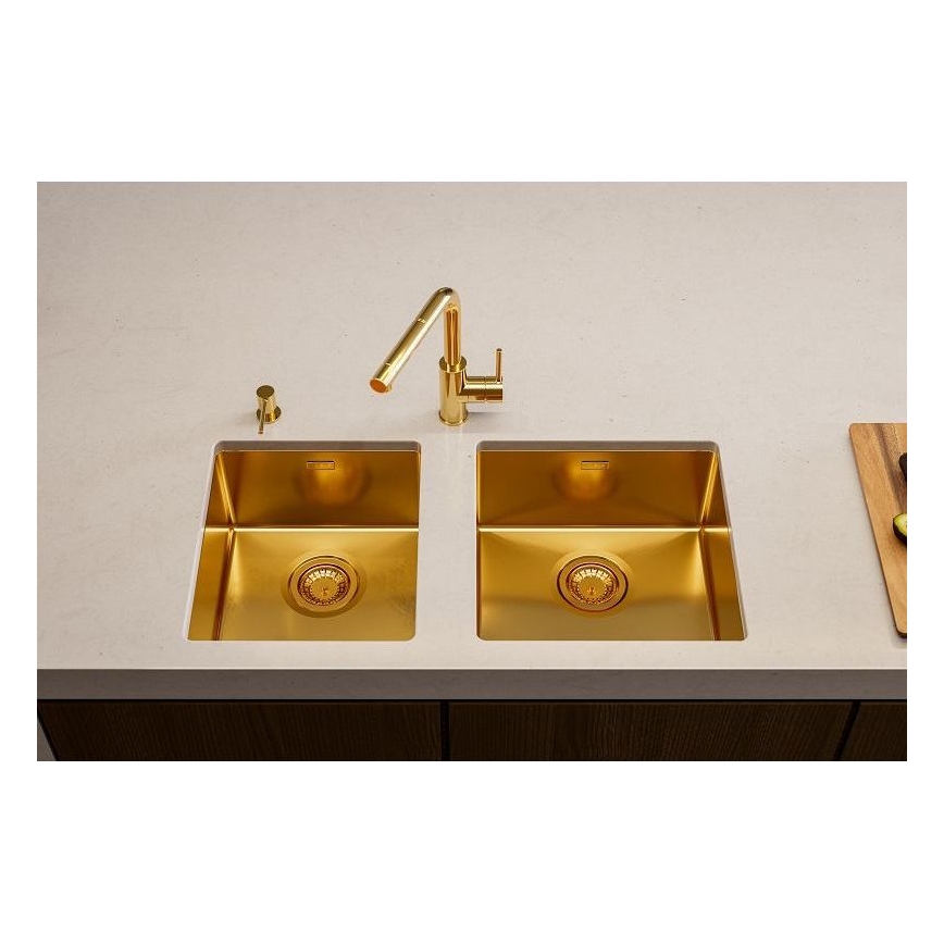 ALVEUS 1103381 - Kitchen sink QUADRIX 45x45 cm monarch bronze