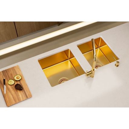 ALVEUS 1103381 - Kitchen sink QUADRIX 45x45 cm monarch bronze