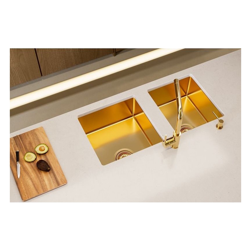 ALVEUS 1103381 - Kitchen sink QUADRIX 45x45 cm monarch bronze