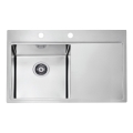 ALVEUS 1103610 - Kitchen sink PURE 79x52,5 cm satin, left