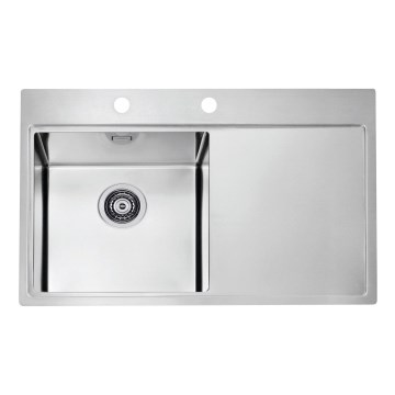 ALVEUS 1103610 - Kitchen sink PURE 79x52,5 cm satin, left