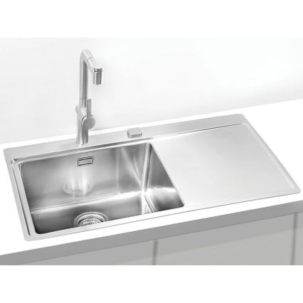 ALVEUS 1103652 - Kitchen sink PURE 86x52,5 cm satin, left