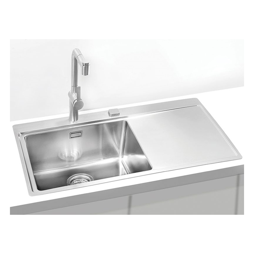 ALVEUS 1103652 - Kitchen sink PURE 86x52,5 cm satin, left