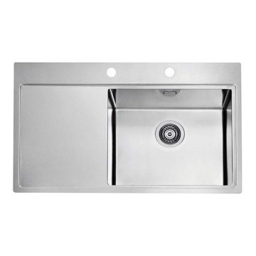 ALVEUS 1103653 - Kitchen sink PURE 86x52,5 cm satin, right