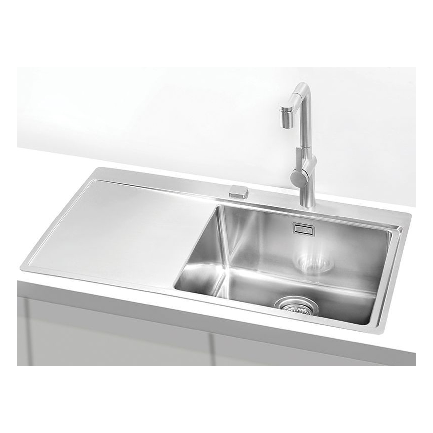 ALVEUS 1103653 - Kitchen sink PURE 86x52,5 cm satin, right