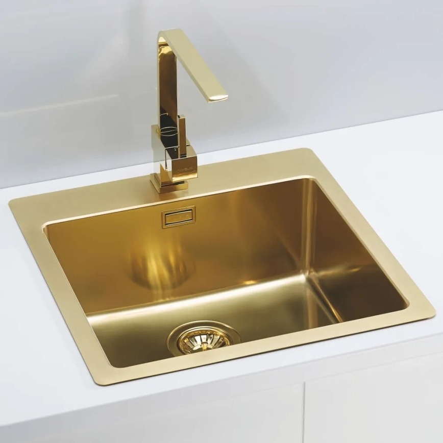 ALVEUS 1106867 - Kitchen sink PURE 52,5x51,5 cm monarch gold