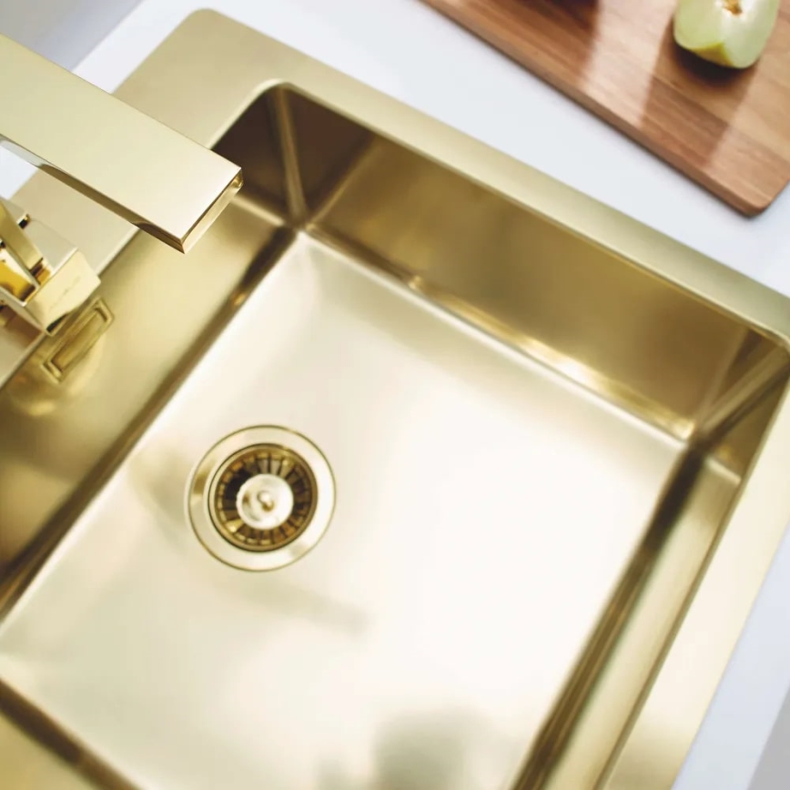 ALVEUS 1106867 - Kitchen sink PURE 52,5x51,5 cm monarch gold