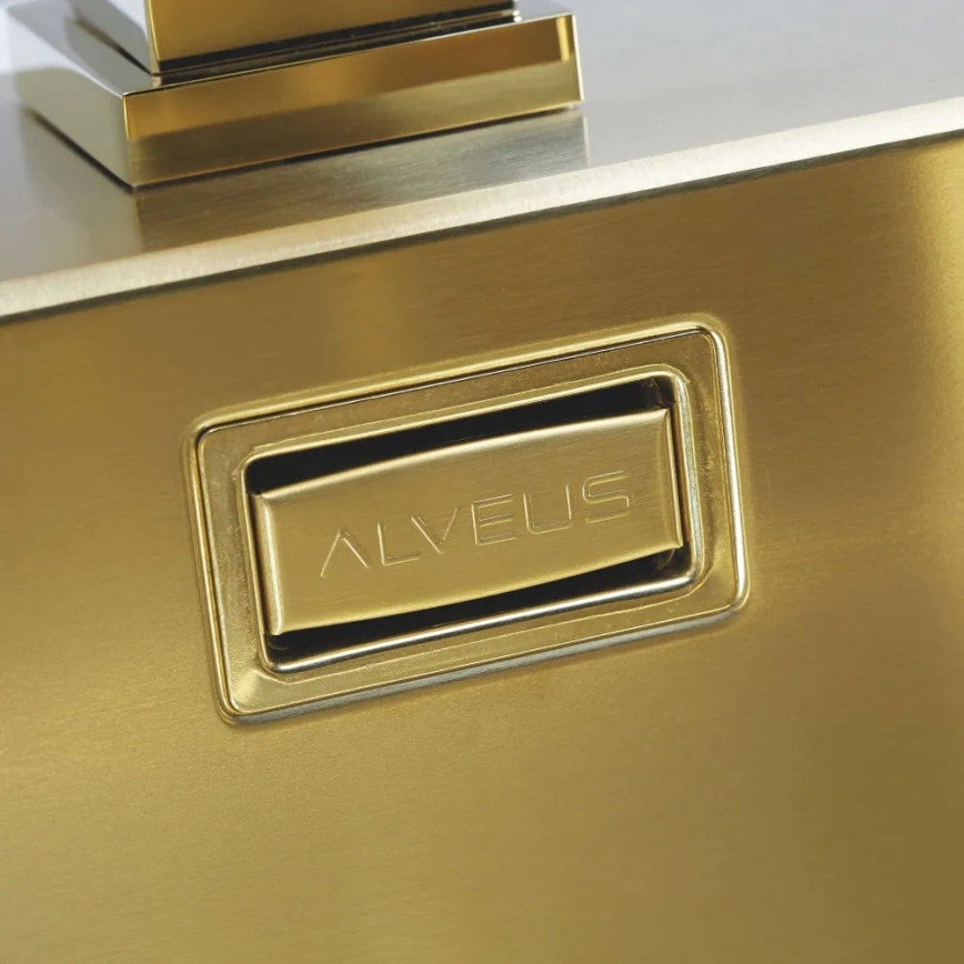 ALVEUS 1106867 - Kitchen sink PURE 52,5x51,5 cm monarch gold