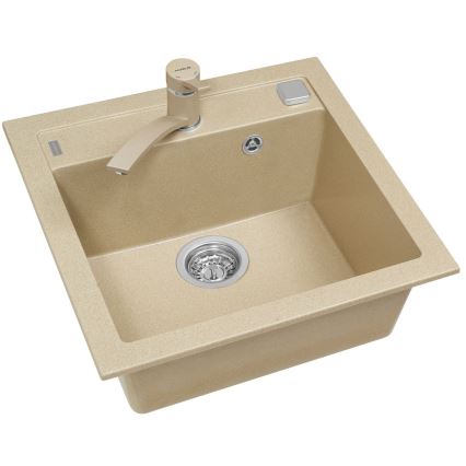 ALVEUS 1107889 - Kitchen sink FORMIC 52x51 cm granite/beige