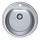 ALVEUS 1116756 - Kitchen sink FORM d. 51 cm matte steel/satin, depth 18,5 cm