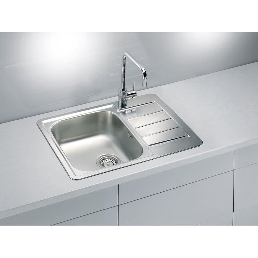 ALVEUS 1125356 - Kitchen sink LINE 61,5x50 cm matte steel/satin