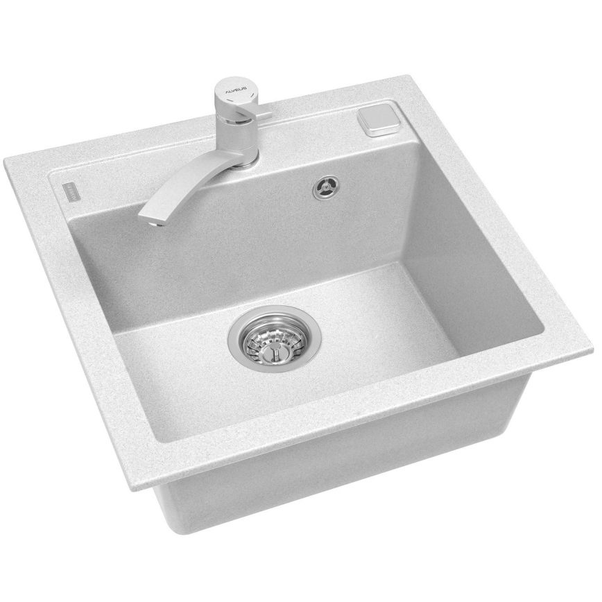 ALVEUS 1128395 - Kitchen sink FORMIC 52x51 cm granite/white
