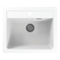 ALVEUS 1131991 - Kitchen sink ATROX 59x50 cm granite/white