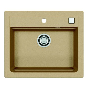 ALVEUS 1131994 - Kitchen sink ATROX 59x50 cm granite/beige