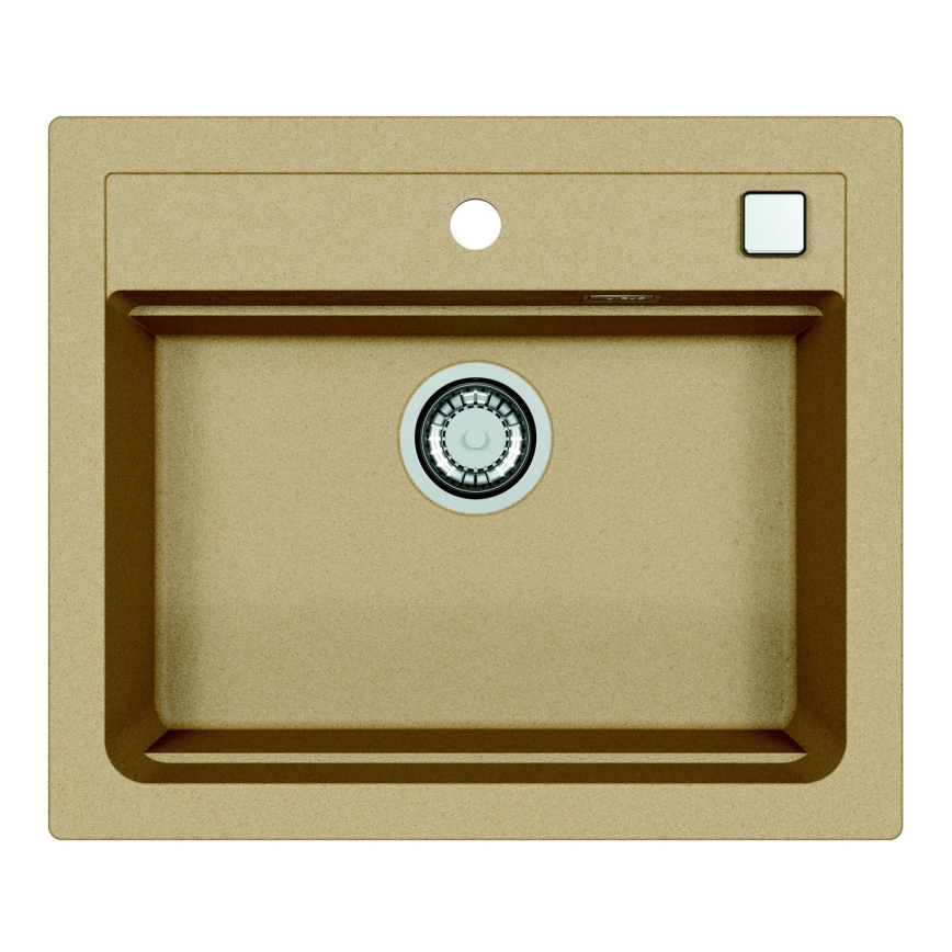 ALVEUS 1131994 - Kitchen sink ATROX 59x50 cm granite/beige