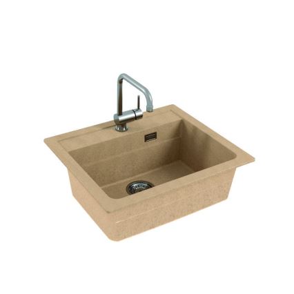 ALVEUS 1131994 - Kitchen sink ATROX 59x50 cm granite/beige