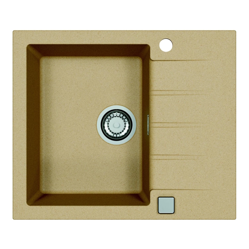 ALVEUS 1132019 - Kitchen sink CADIT 59x50 cm granite/beige