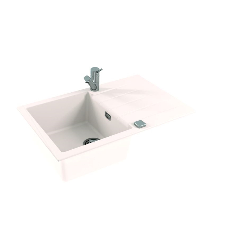 ALVEUS 1132022 - Kitchen sink CADIT 79x50 cm granite/white