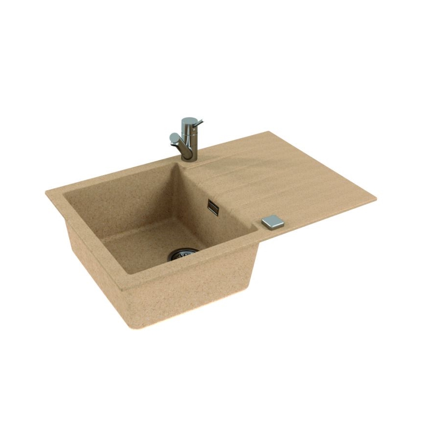 ALVEUS 1132024 - Kitchen sink CADIT 79x50 cm granite/beige
