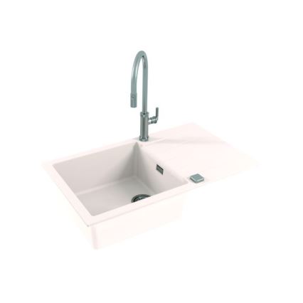 ALVEUS 1132027 - Kitchen sink CADIT 86x50 cm granite/white