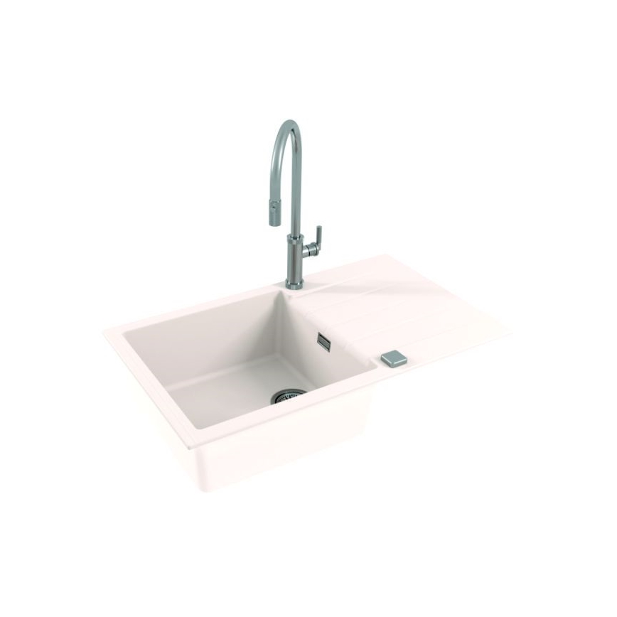 ALVEUS 1132027 - Kitchen sink CADIT 86x50 cm granite/white