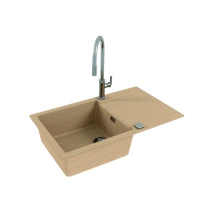 ALVEUS 1132029 - Kitchen sink CADIT 86x50 cm granite/beige