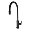 ALVEUS 1132179 - Sink tap with pull-out sprayer NERINA 46,8 cm black
