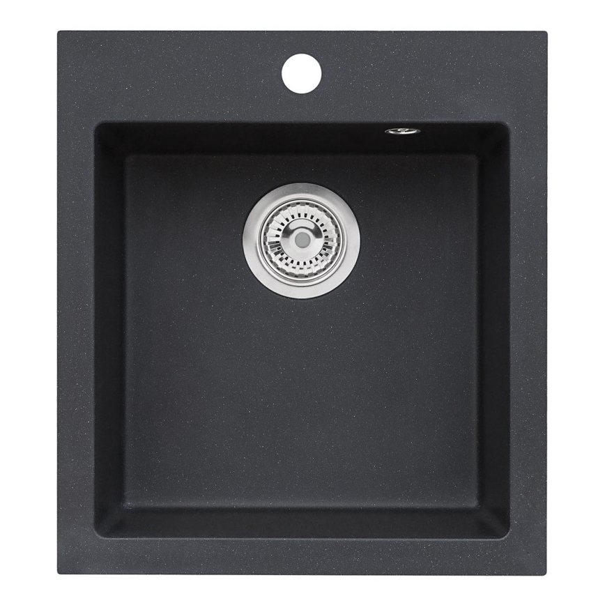 ALVEUS 1133432 - Kitchen sink CORTINA 50x45 cm granite/black