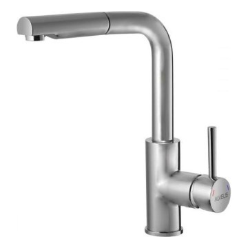 ALVEUS 1135366 - Sink tap with pull-out sprayer SARA 29,7 cm satin