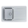 ALVEUS 1136608 - Kitchen sink LINE 79x50 cm stainless steel/satin, without eccentric