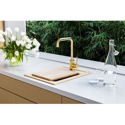 ALVEUS 1139769 - Kitchen sink ATROX 50x40 cm granite/beige