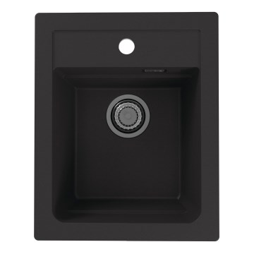 ALVEUS 1139771 - Kitchen sink ATROX 50x40 cm granite/black