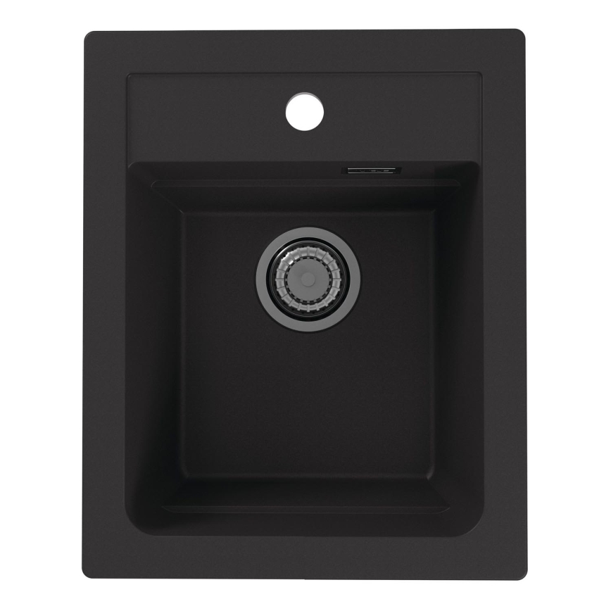 ALVEUS 1139771 - Kitchen sink ATROX 50x40 cm granite/black