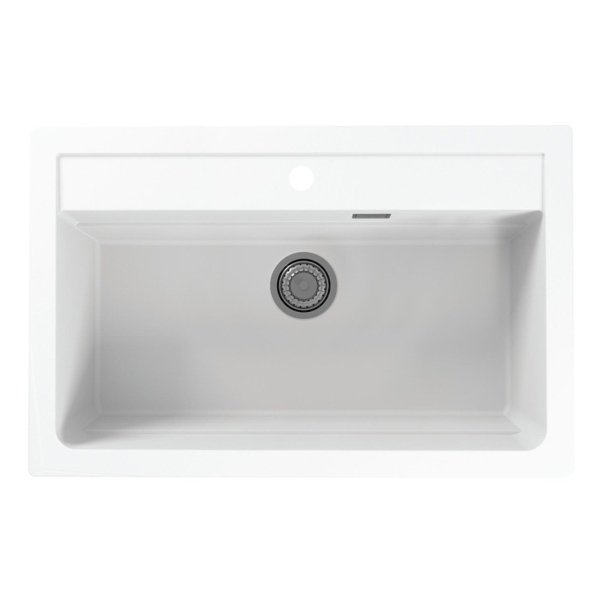 ALVEUS 1140443 - Kitchen sink ATROX 79x50 cm granite/white