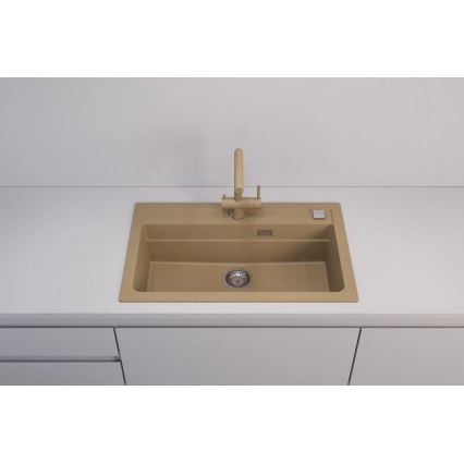 ALVEUS 1140445 - Kitchen sink ATROX 79x50 cm granite/beige