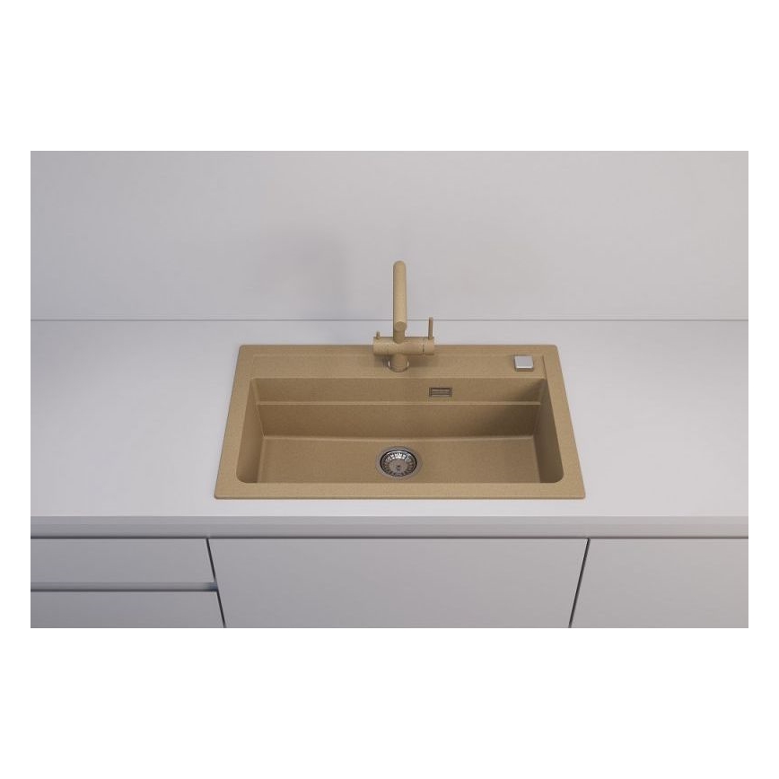 ALVEUS 1140445 - Kitchen sink ATROX 79x50 cm granite/beige