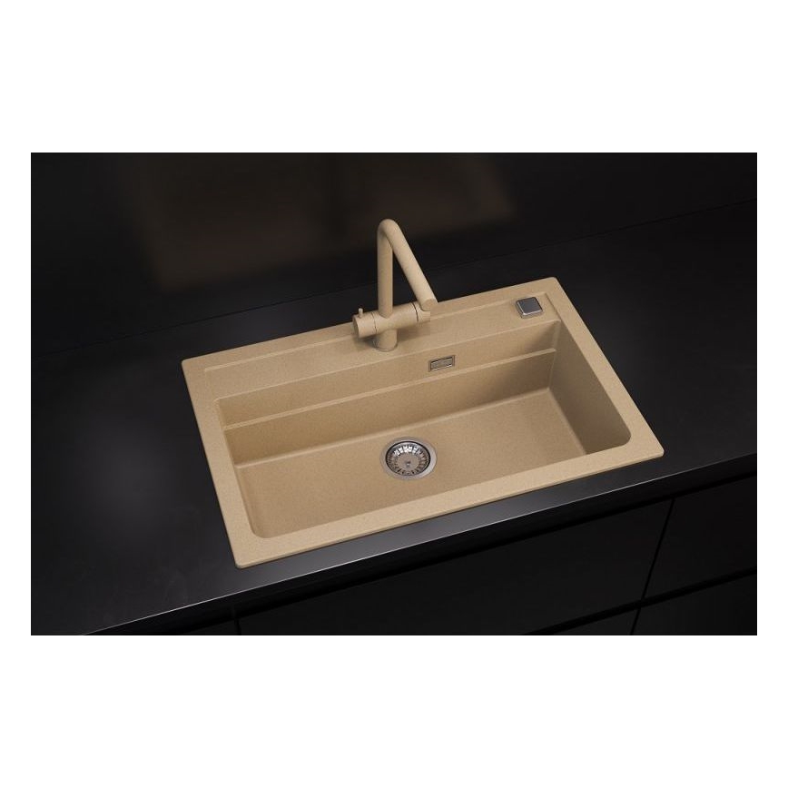 ALVEUS 1140445 - Kitchen sink ATROX 79x50 cm granite/beige