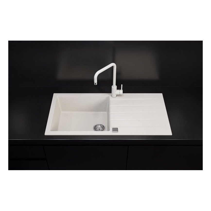 ALVEUS 1140594 - Kitchen sink CADIT 100x50 cm granite/white