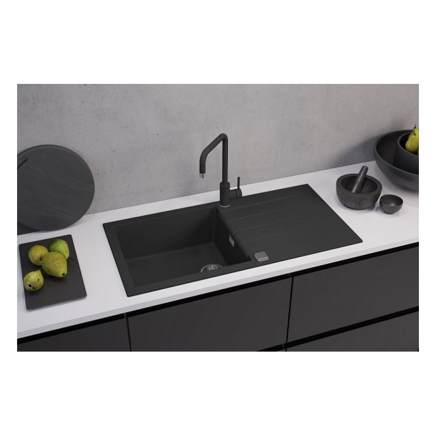 ALVEUS 1140598 - Kitchen sink CADIT 100x50 cm granite/black