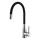 ALVEUS 1144427 - Sink tap with flexible arm MINTAS 34 cm shiny chrome/black