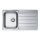 ALVEUS 1144640 - Kitchen sink LINE 86x50 cm matte steel/satin, without eccentric