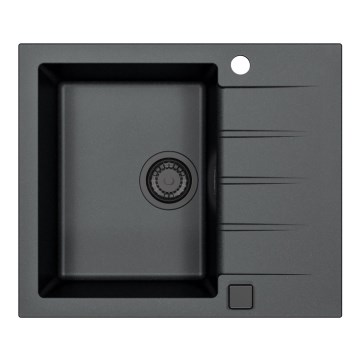 ALVEUS 1148158 - Kitchen sink CADIT 59x50 cm granite/black