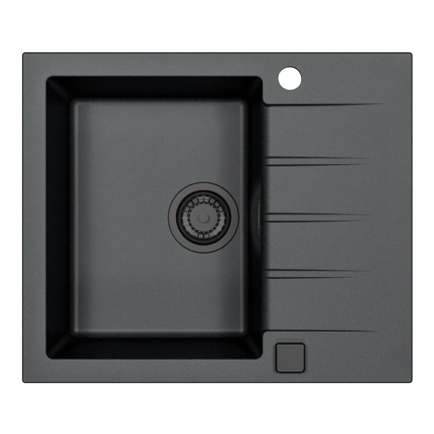 ALVEUS 1148158 - Kitchen sink CADIT 59x50 cm granite/black