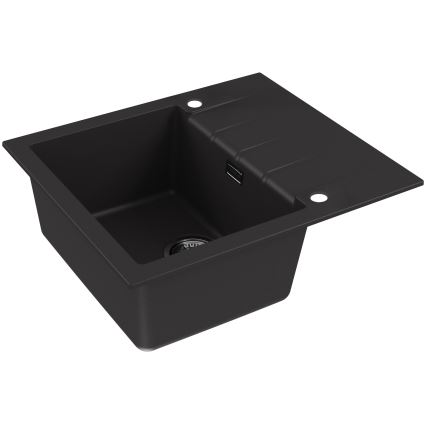 ALVEUS 1148158 - Kitchen sink CADIT 59x50 cm granite/black