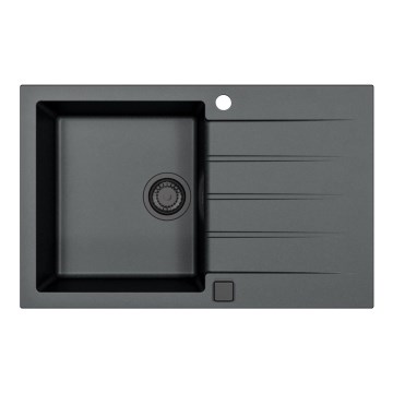 ALVEUS 1148159 - Kitchen sink CADIT 79x50 cm granite/black