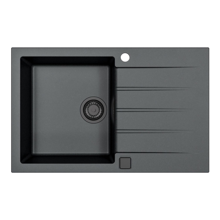 ALVEUS 1148159 - Kitchen sink CADIT 79x50 cm granite/black