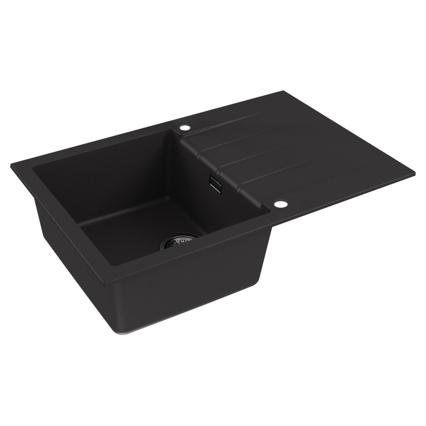ALVEUS 1148159 - Kitchen sink CADIT 79x50 cm granite/black